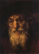 REMBRANDT Harmenszoon van Rijn Portrait of an Old Jew Sweden oil painting artist